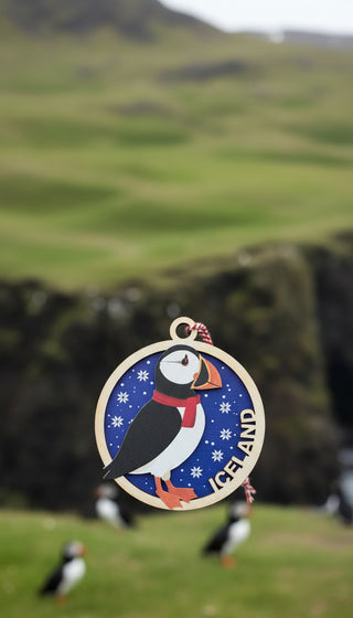 Icelandic Wooden Ornaments, Store Exclusive