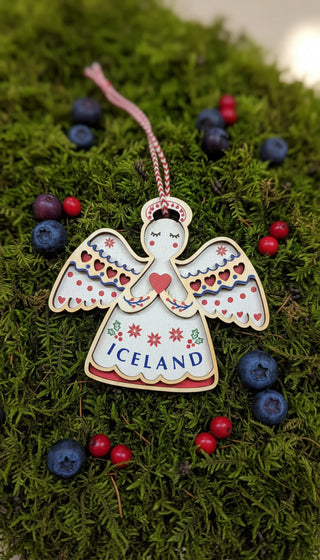 Icelandic Wooden Ornaments, Store Exclusive